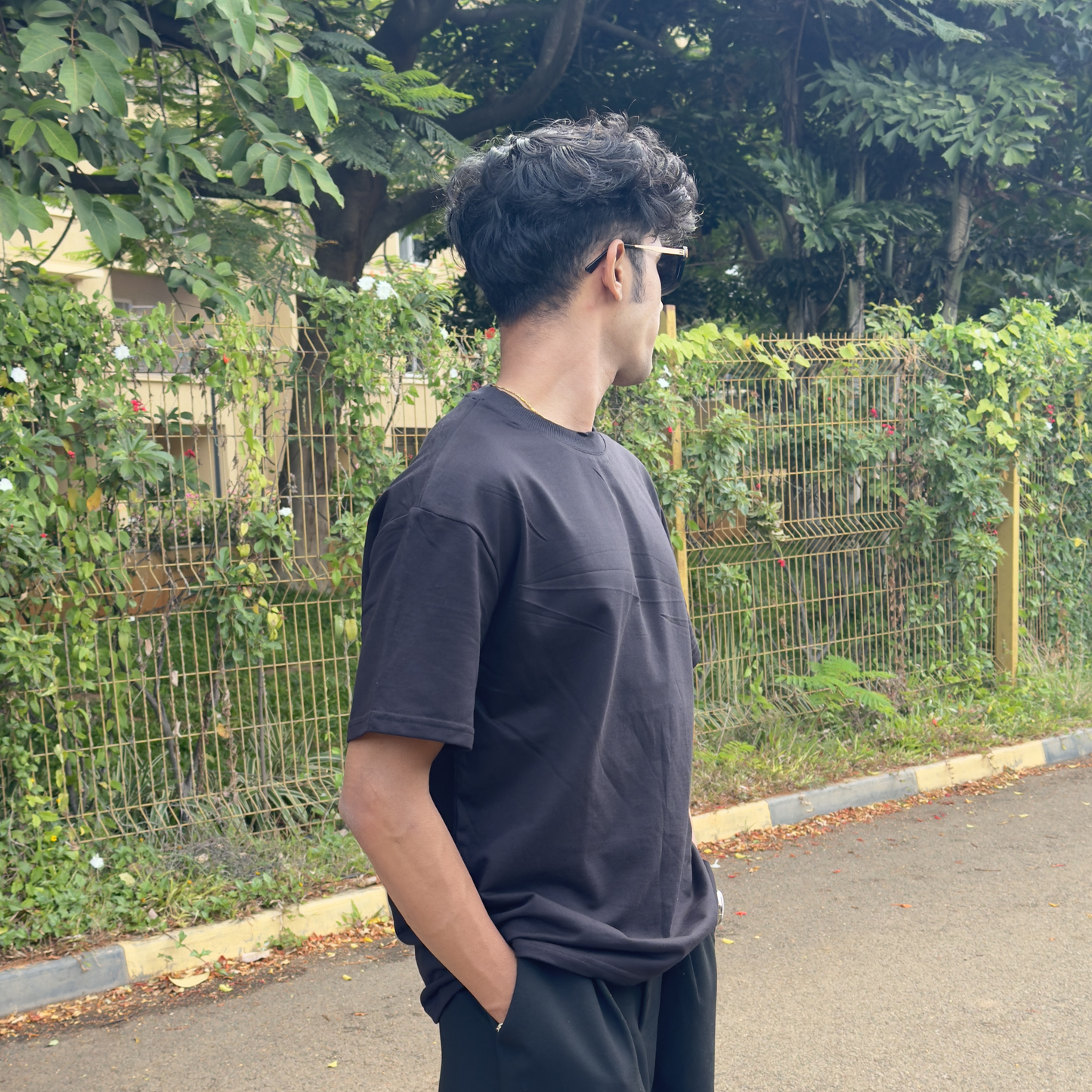 Black Oversized Tee
