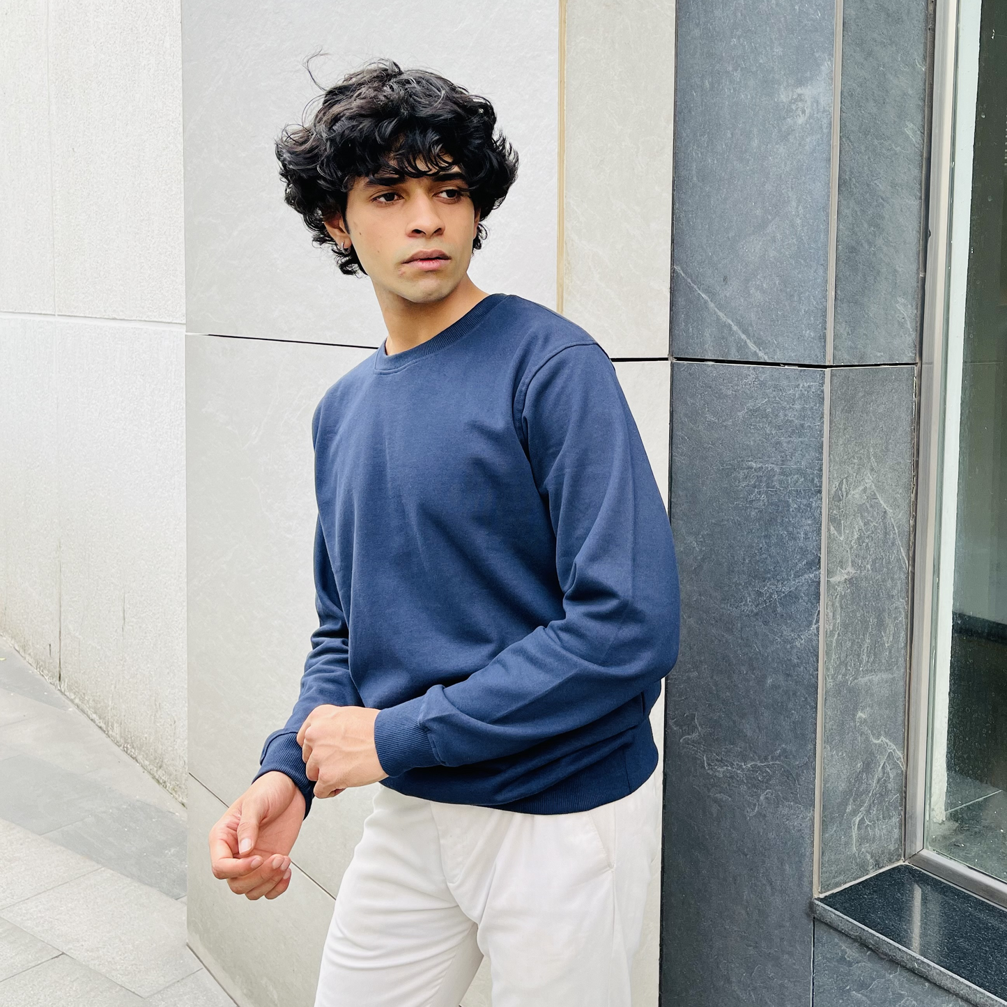 Navy Blue Sweatshirt