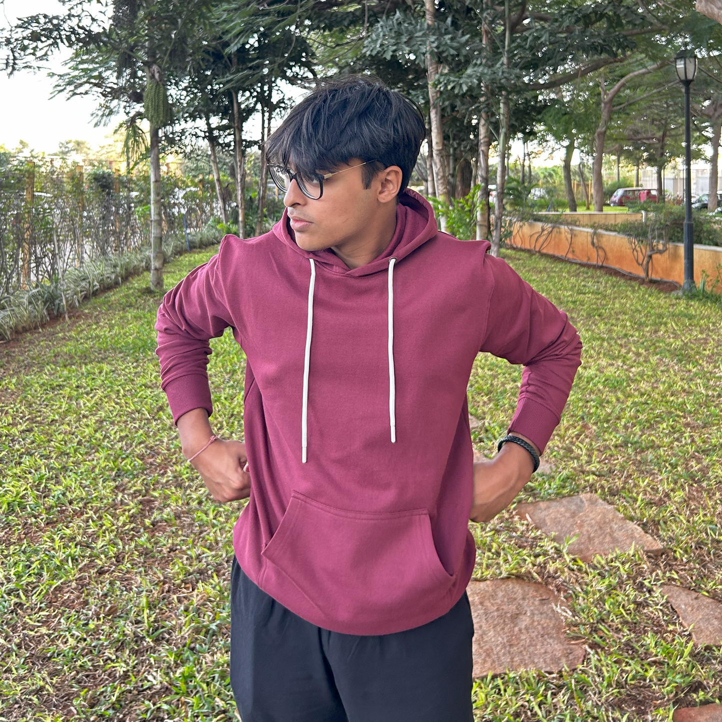 Velvet Maroon Hoodie