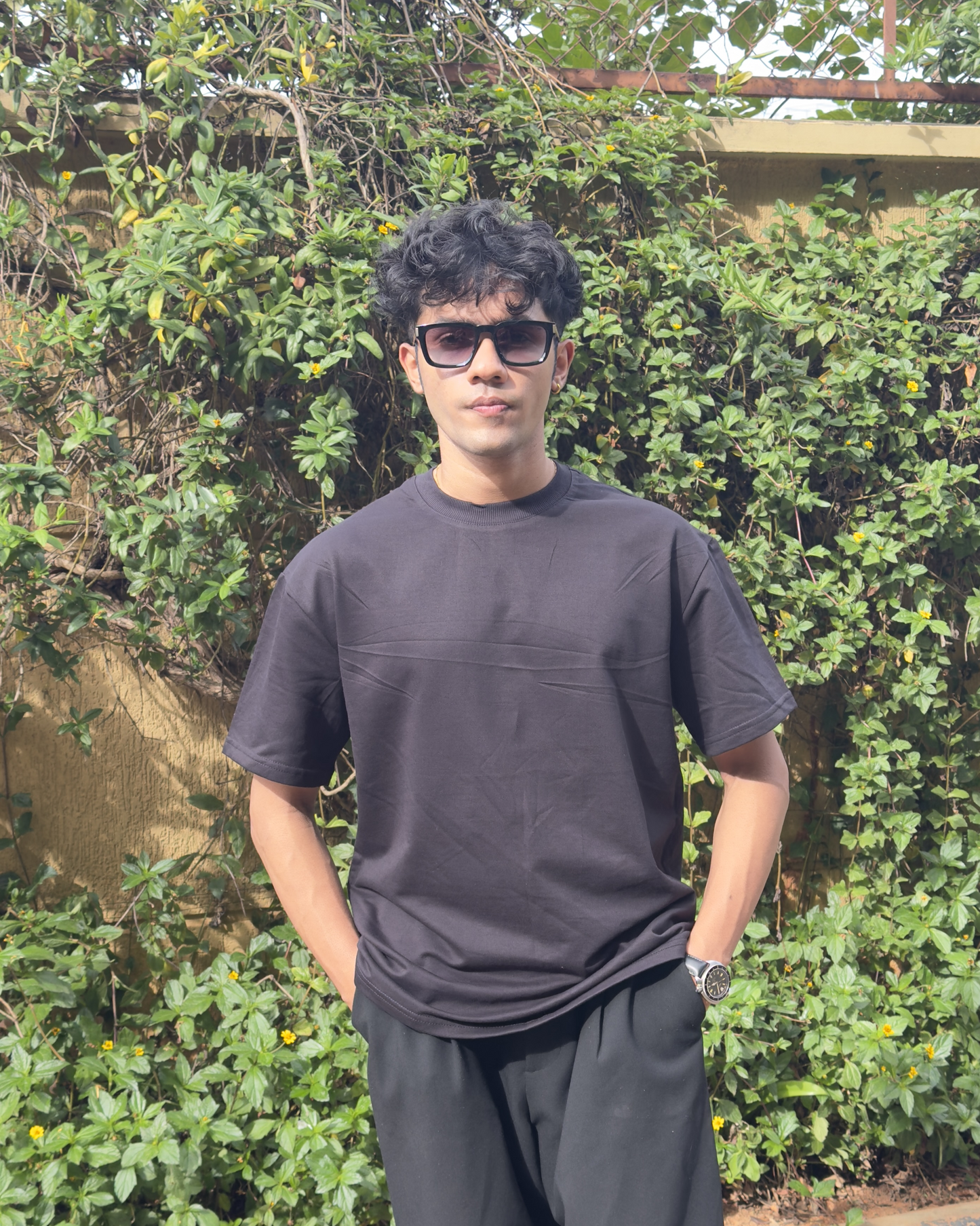 Black Oversized Tee