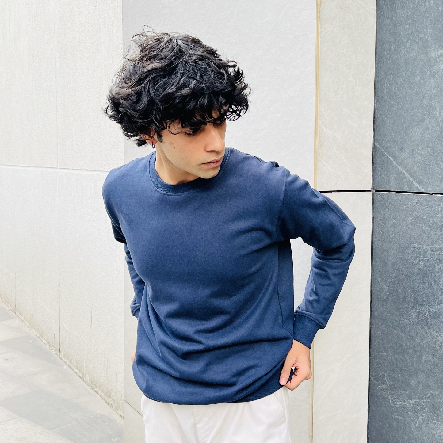 Navy Blue Sweatshirt