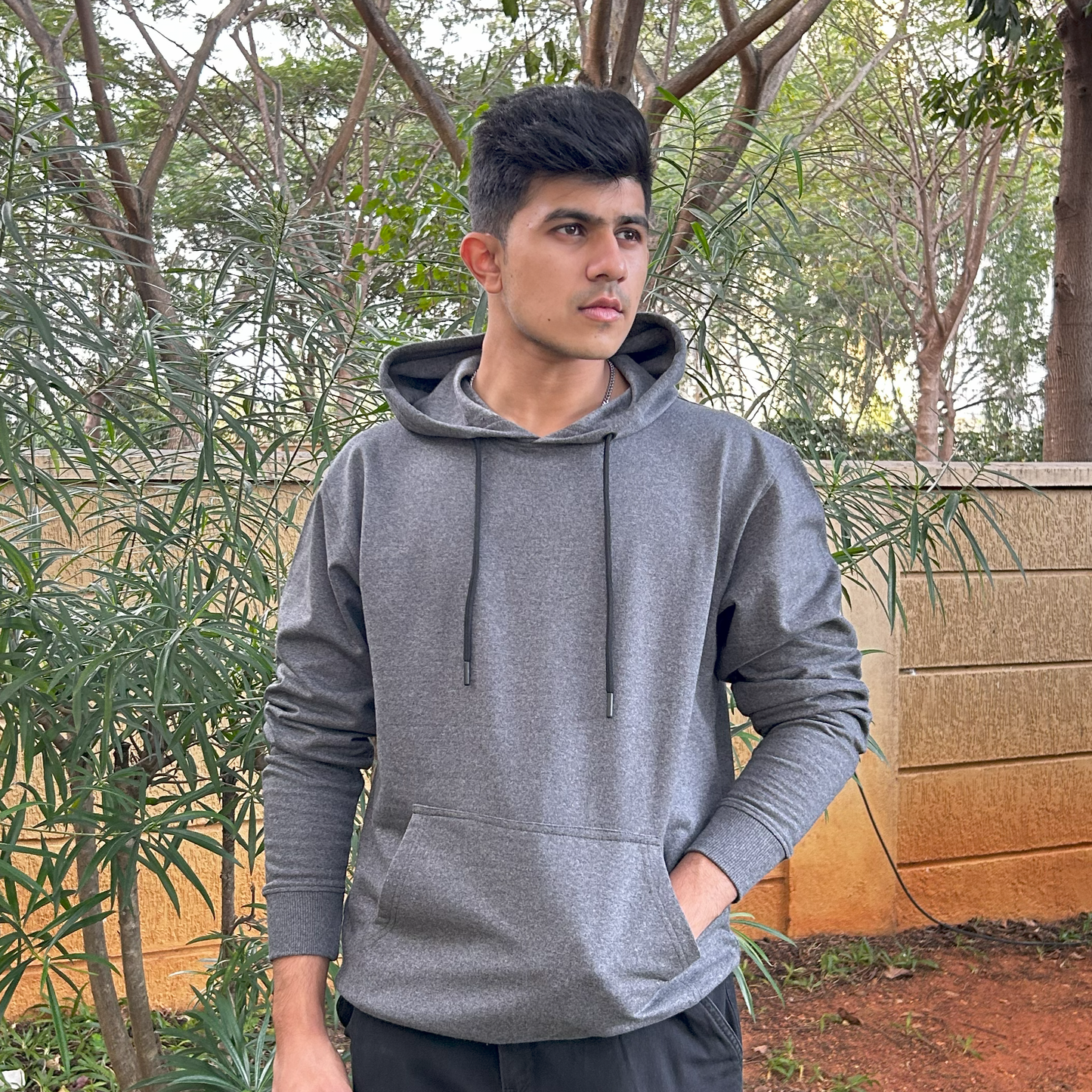 Charcoal grey Hoodie