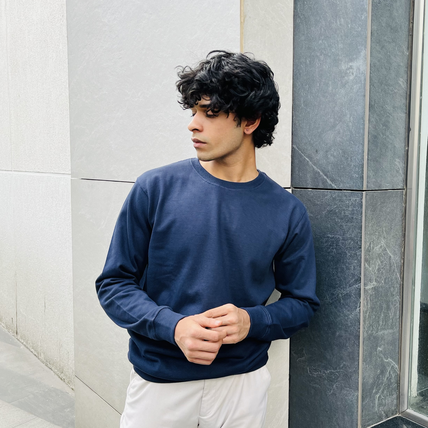 Navy Blue Sweatshirt