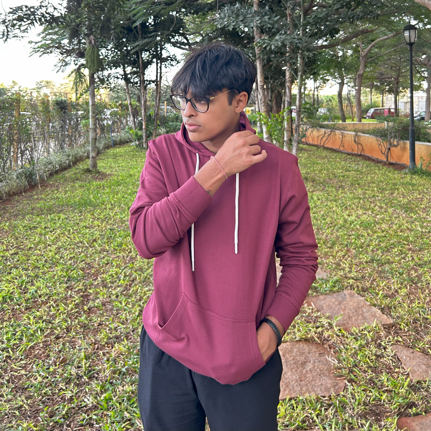 Velvet Maroon Hoodie