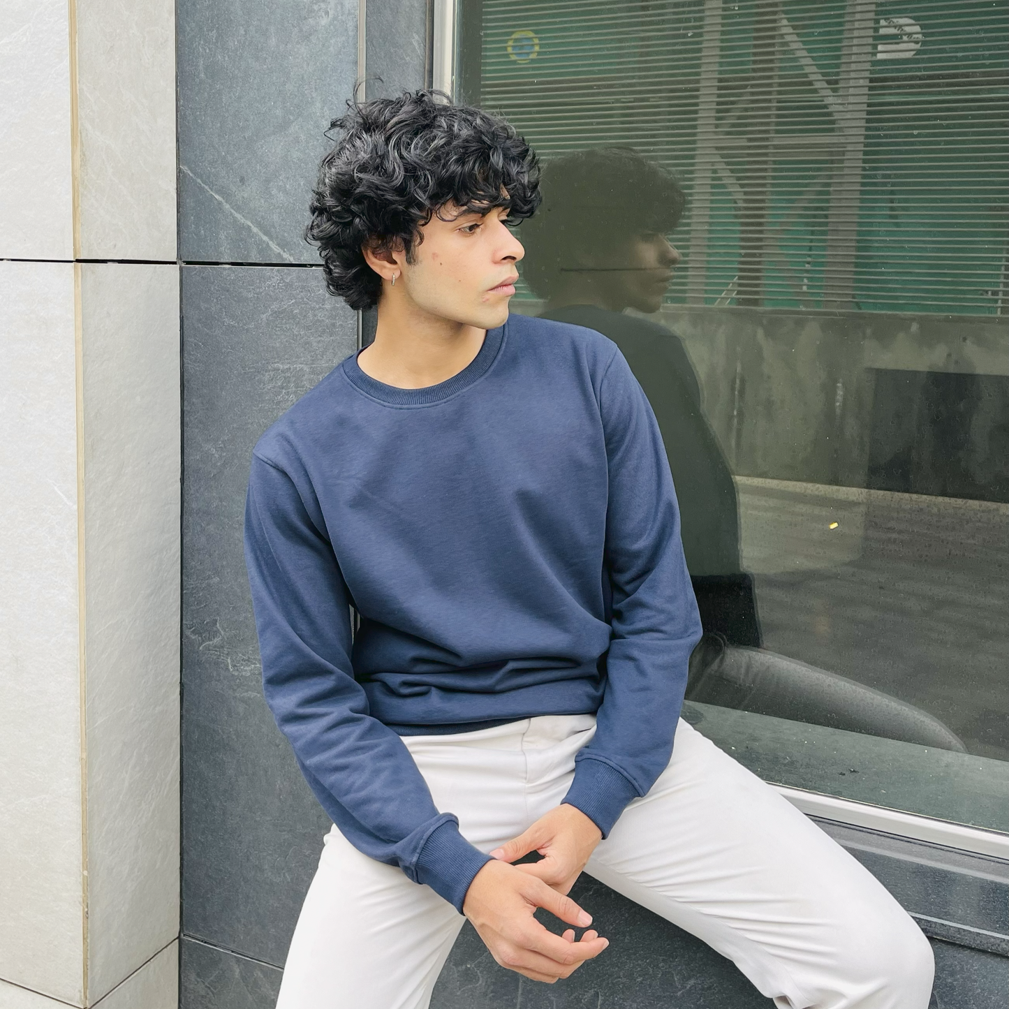 Navy Blue Sweatshirt