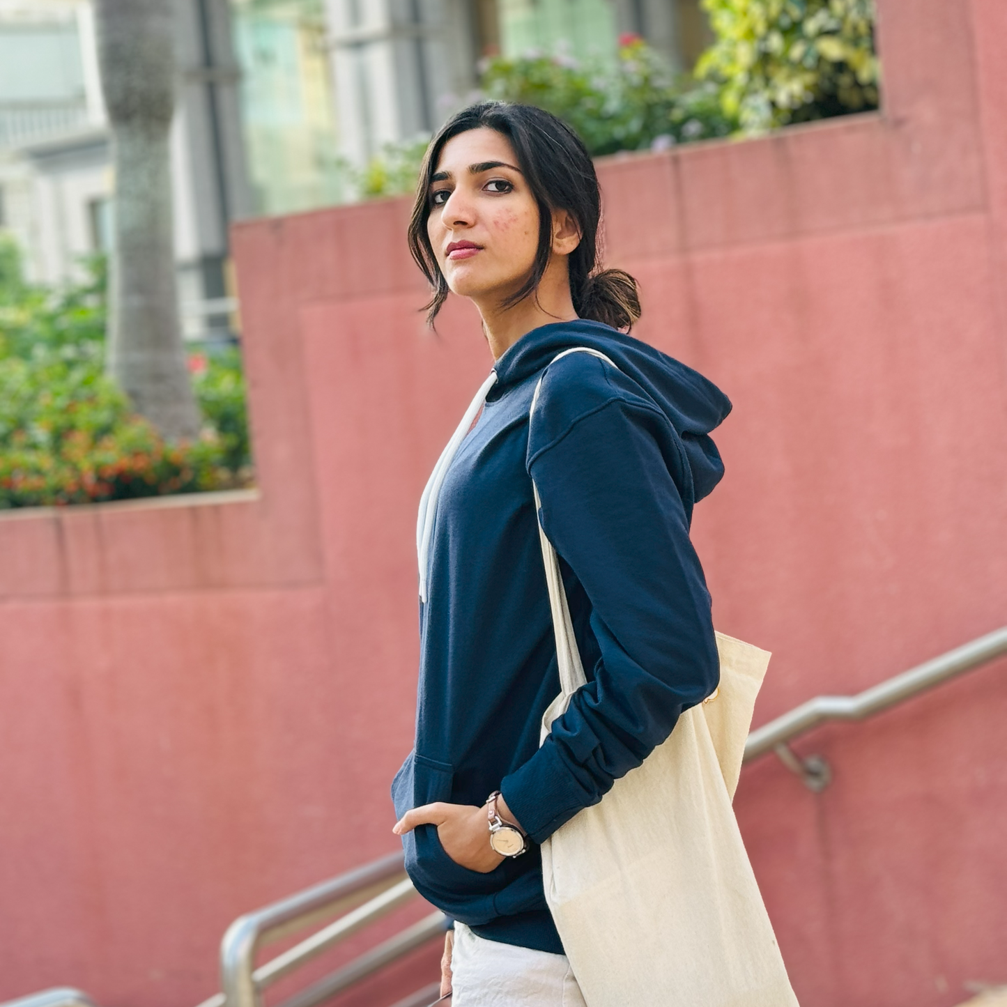 Navy blue Hoodie