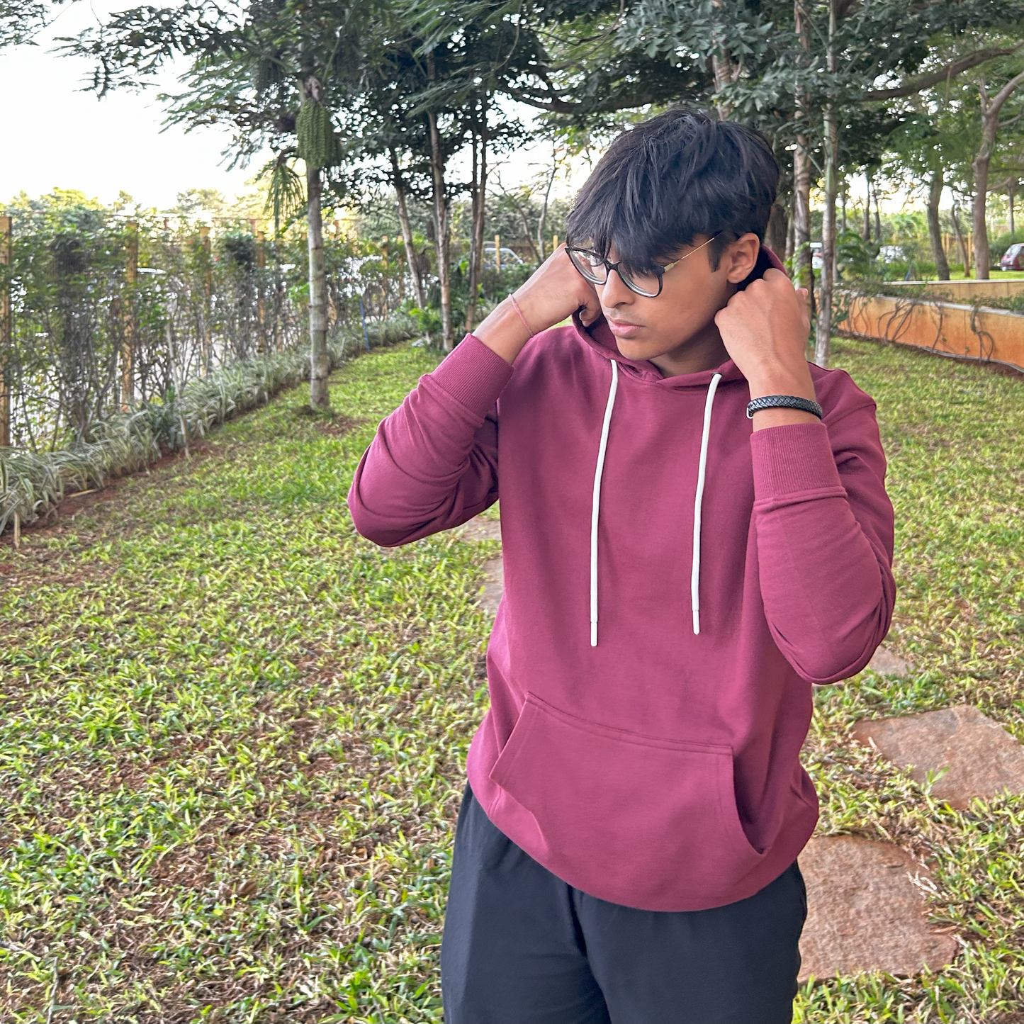 Velvet Maroon Hoodie